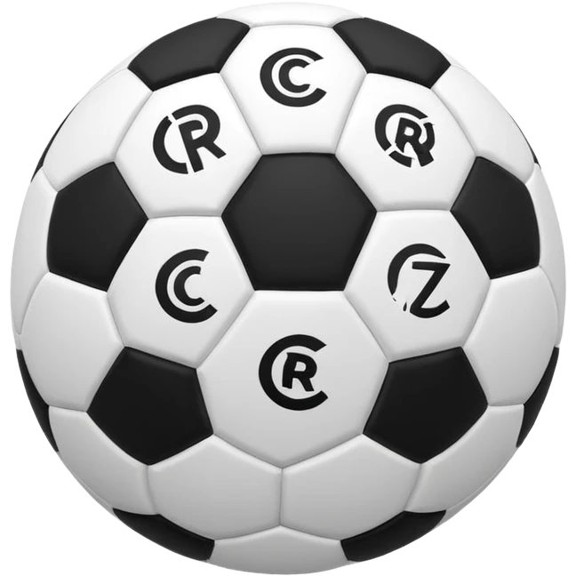 Sa un emoji de balón de CR7  emoji