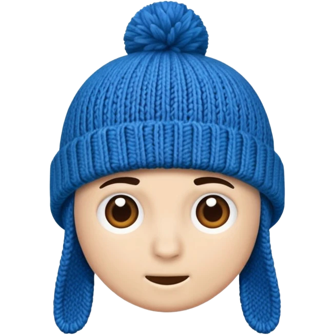 only a beanie, no person emoji