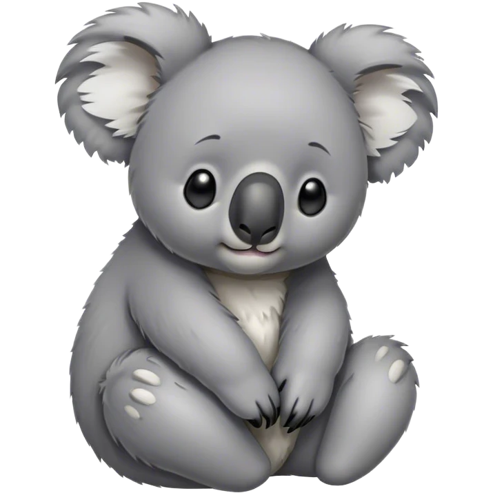 Koala very tired and sad emoji