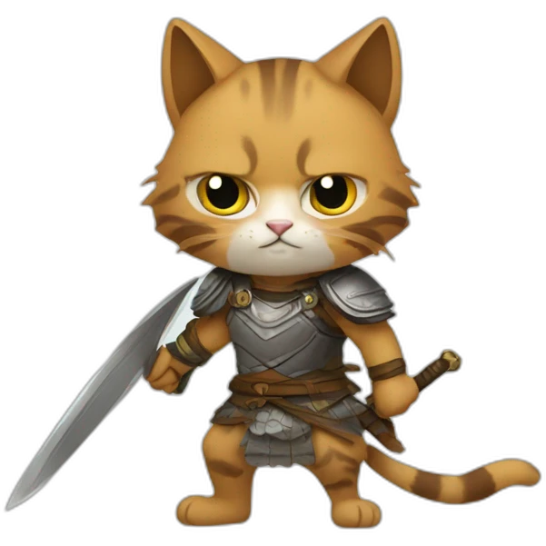 cat warrior emoji
