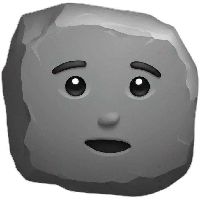 stone emoji