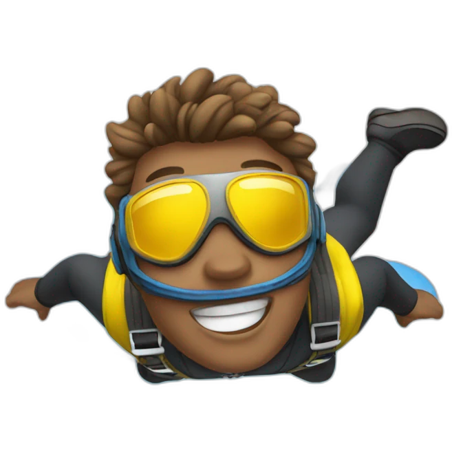Skydiving emoji