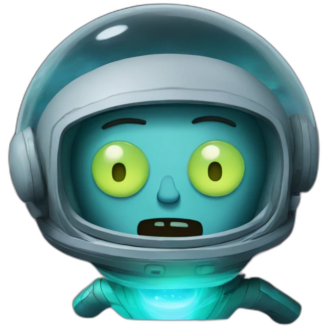 Rick and Morty in space emoji