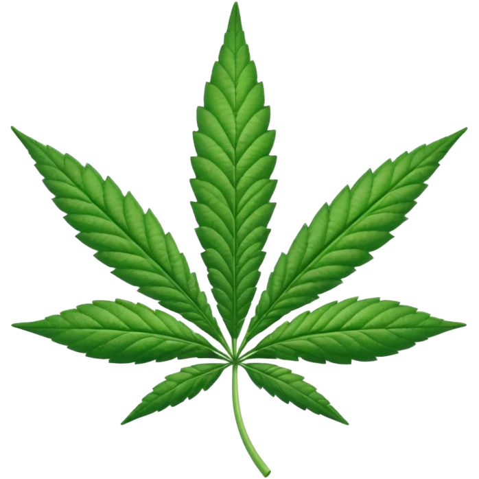 Hola de cannabis emoji