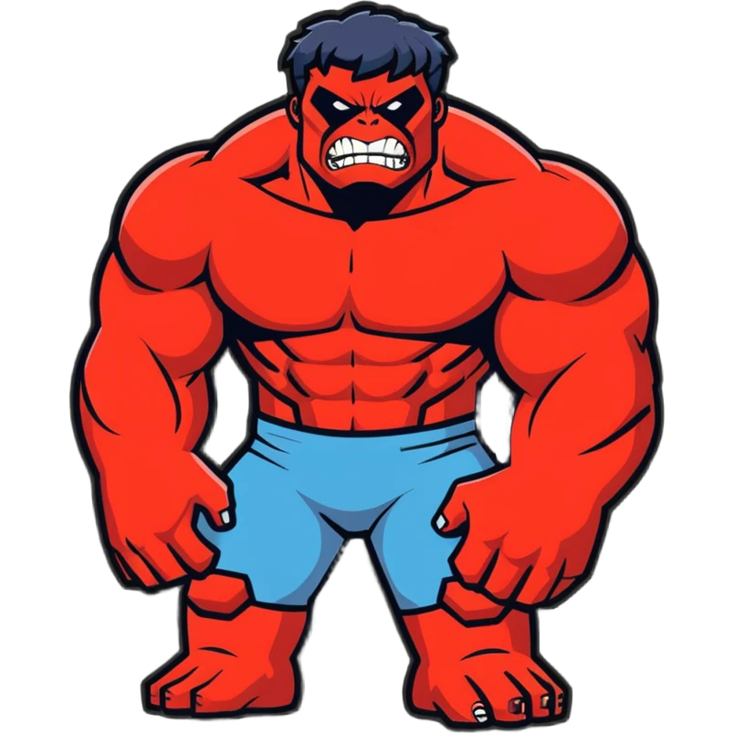 Red hulk emoji