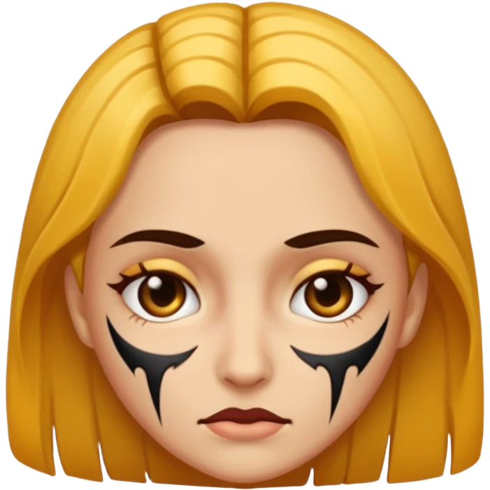 face scar woman emoji