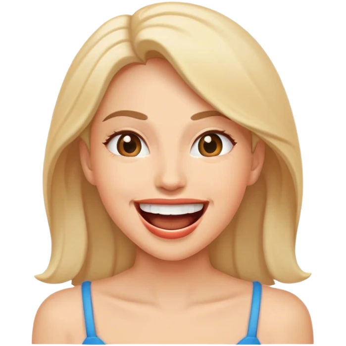 woman emoji open mout emoji