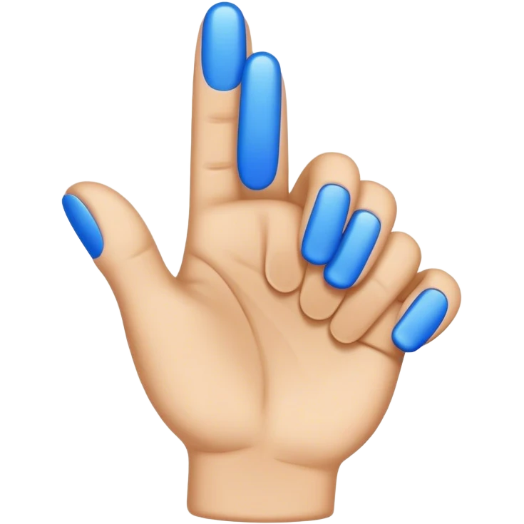 a blue thumb up  emoji