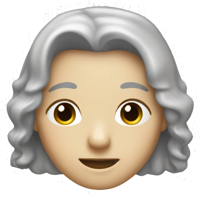 a light grey bow emoji