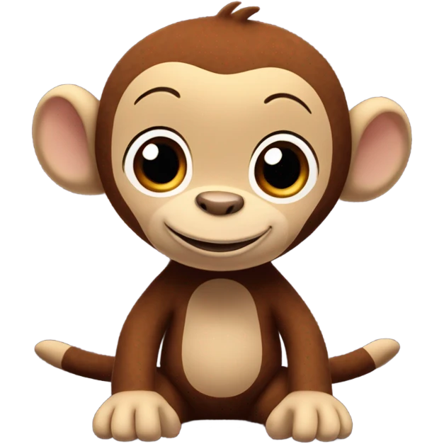 Curious george stuffed animal  emoji