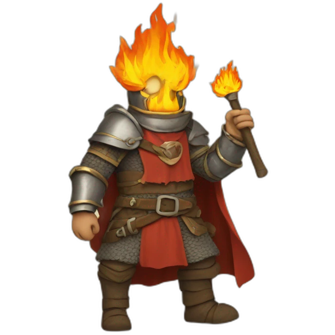 medieval firebreather emoji