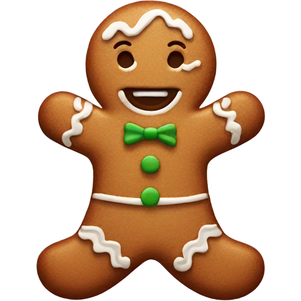 gingerbread  emoji