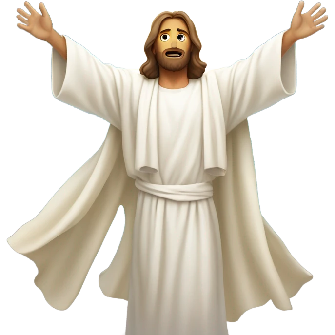 Jesus rising from dead  emoji
