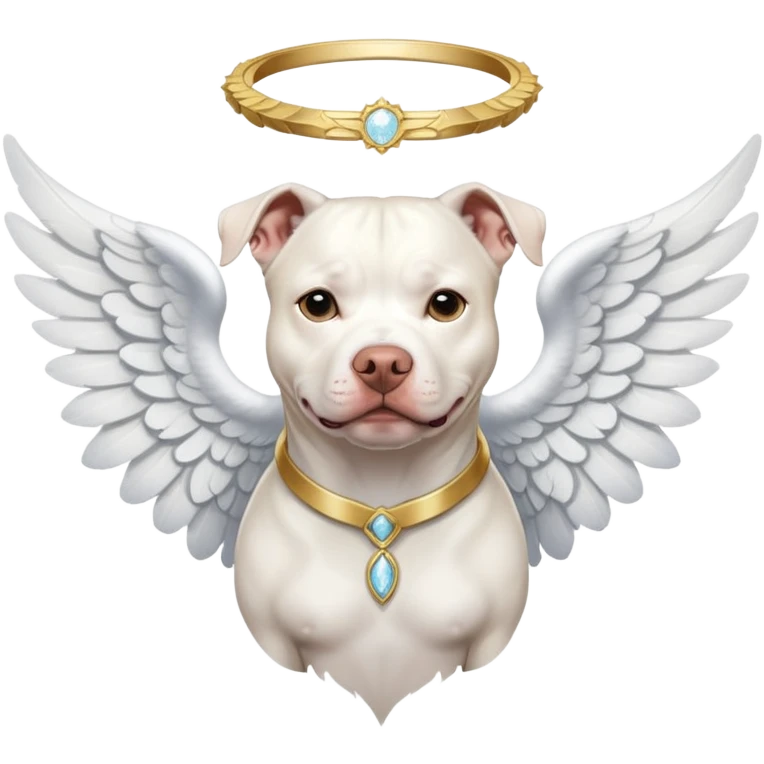 Male Pitt bull angel emoji