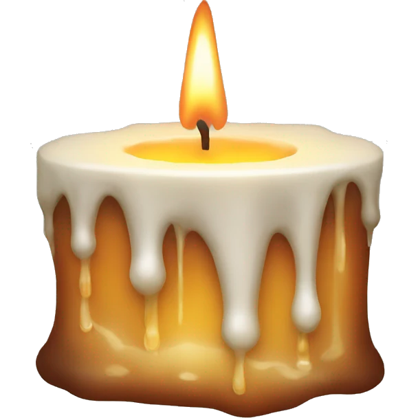 melting candle emoji