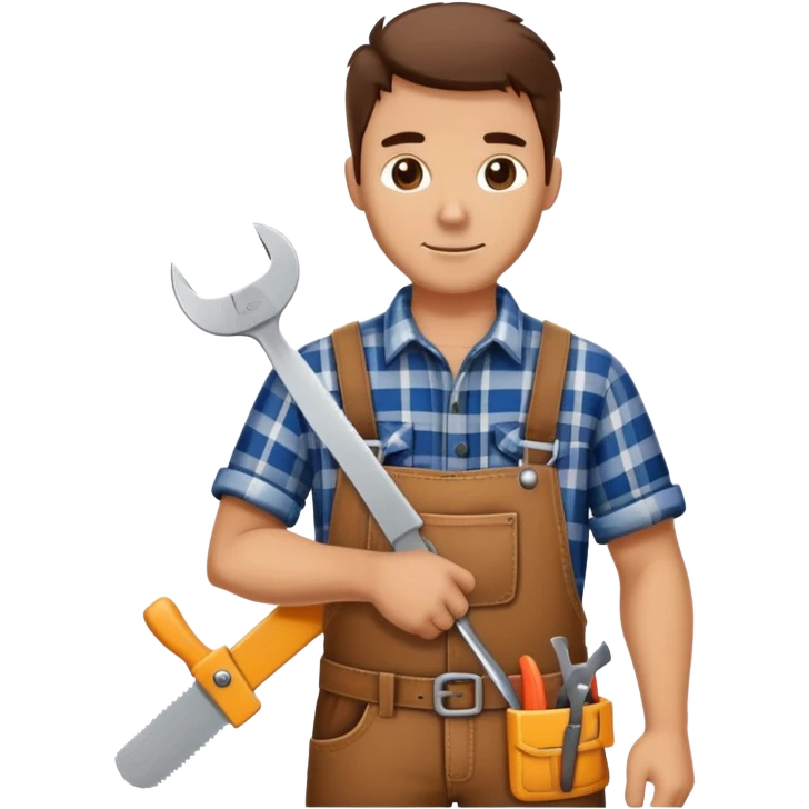 carpenter with saw emoji
