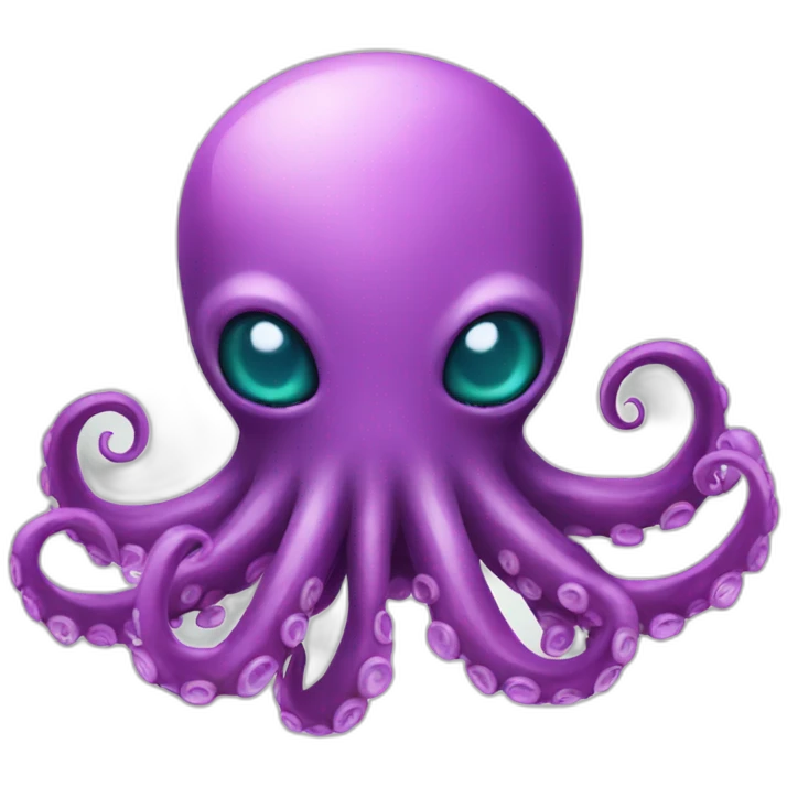 Octopus alien emoji