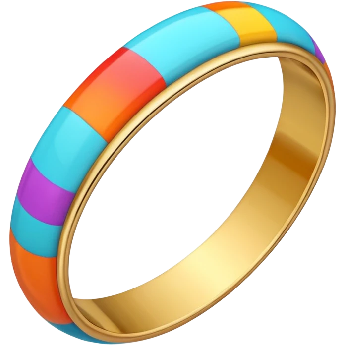 coloured bangle emoji