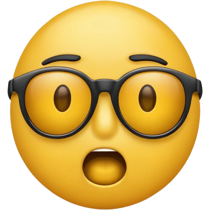 SHOCKED emoji with sunglasses emoji