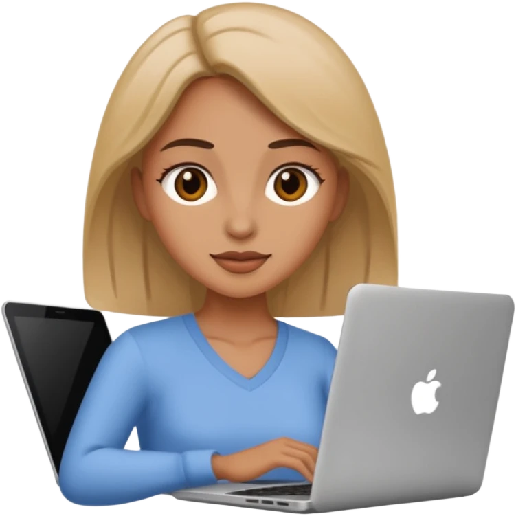 MUJER CON LAPTOP emoji