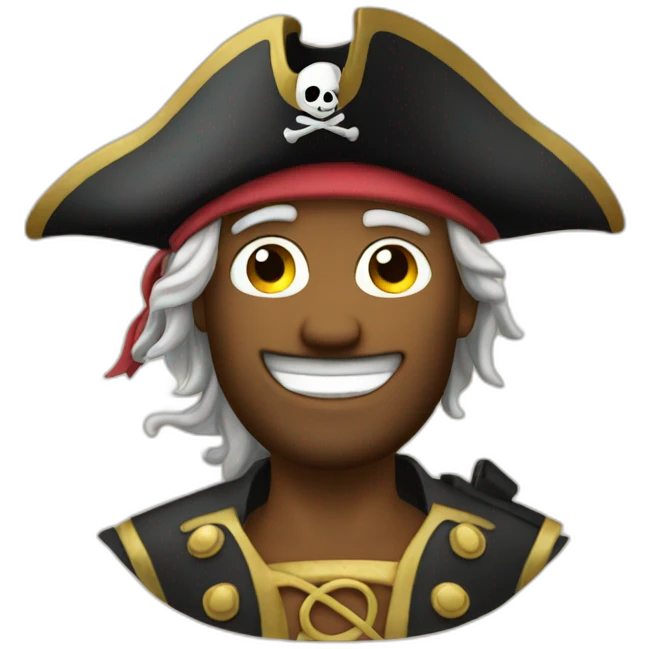 pirate on the helm emoji
