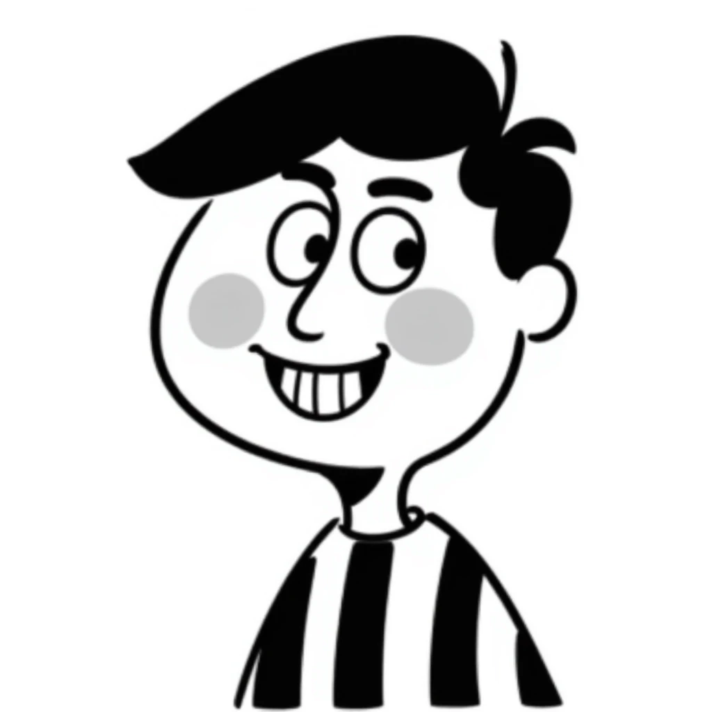 funny face with big grin and rosy cheeks emoji