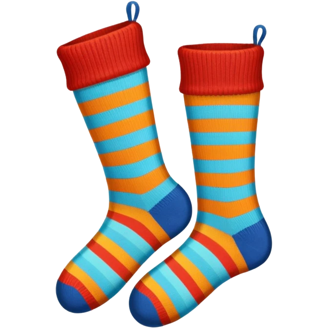 Colourful pair of socks emoji