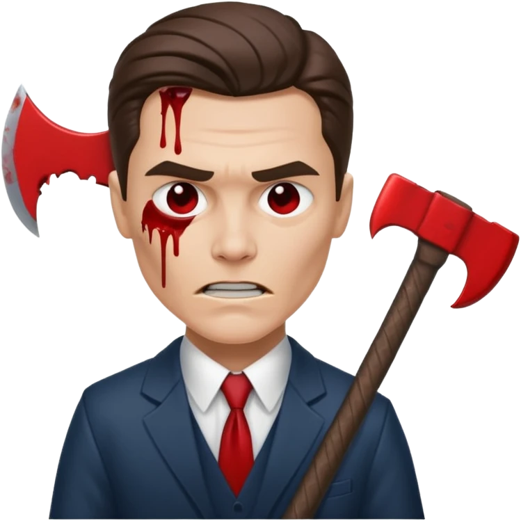 Американский психопат с топором emoji