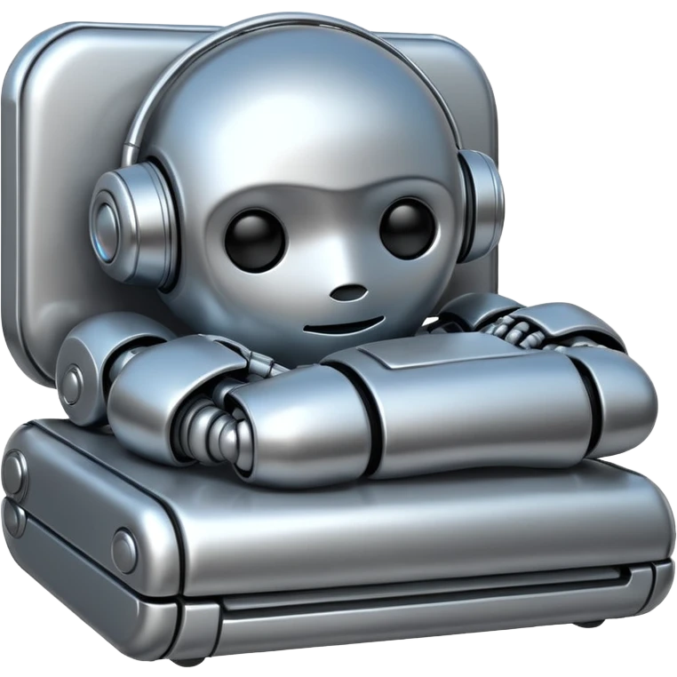 sleeping robot emoji