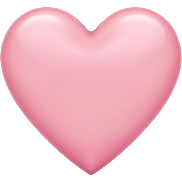 light pink heart  emoji