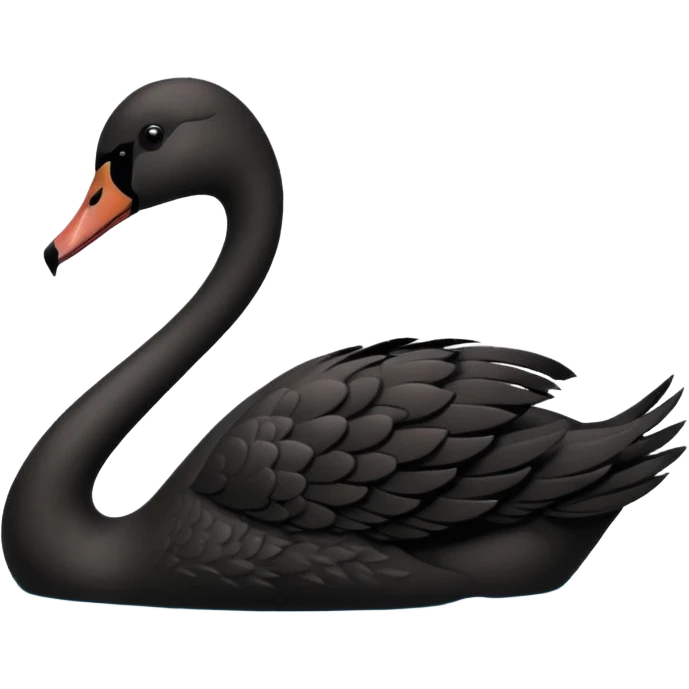Black swan emoji