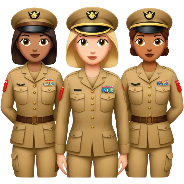 Military women  emoji