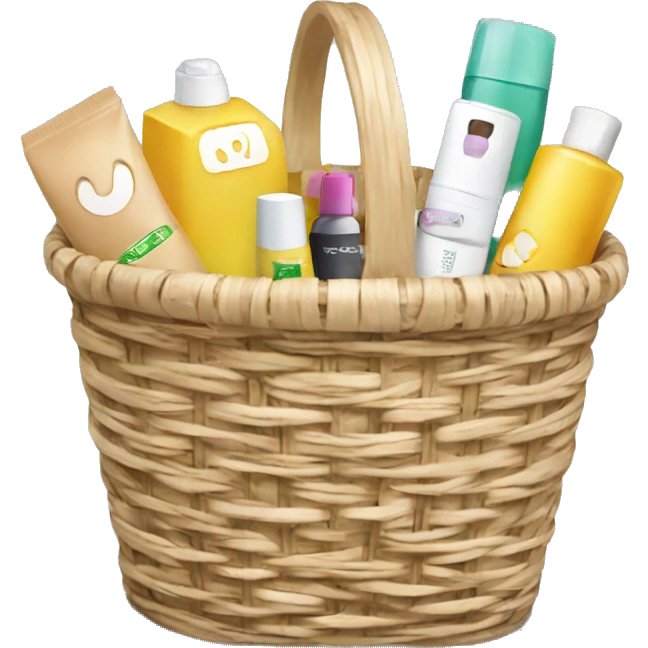 beauty product basket emoji