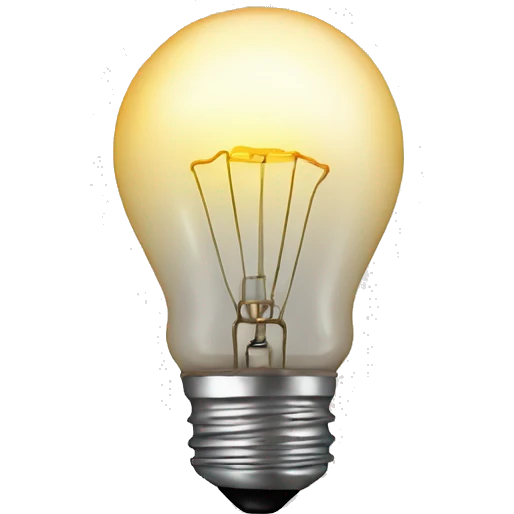 Drawing light bulb emoji