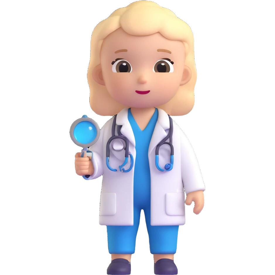 baby dressed as a doctor emoji