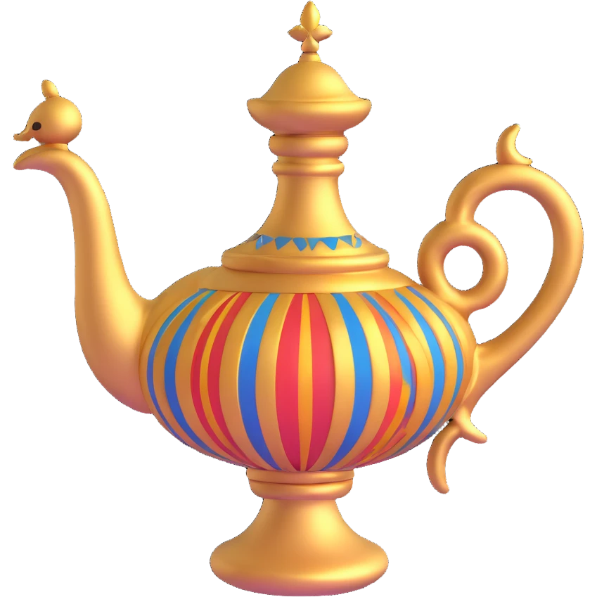 Aladdin's lamp emoji