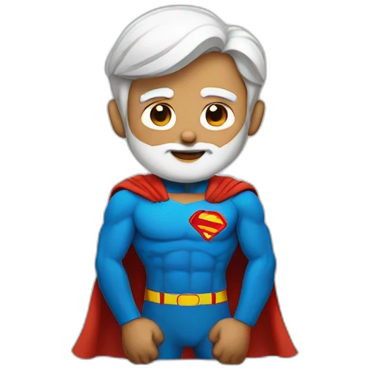 Modi super man emoji