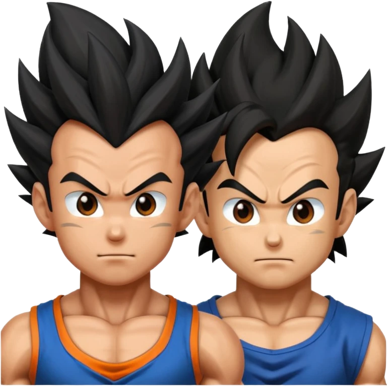 Goku and Vegeta  emoji