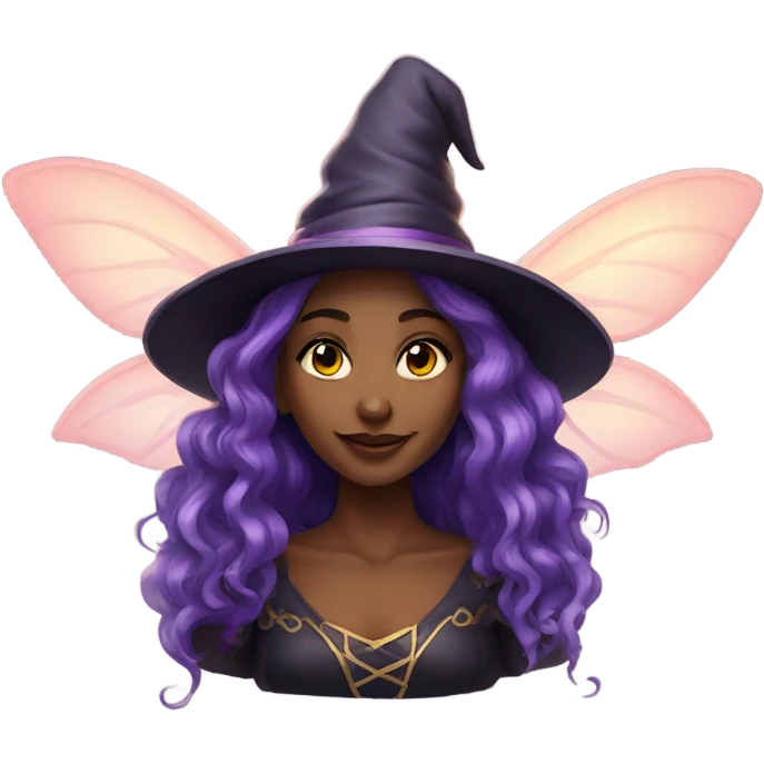 mythical beauty witch fairy emoji