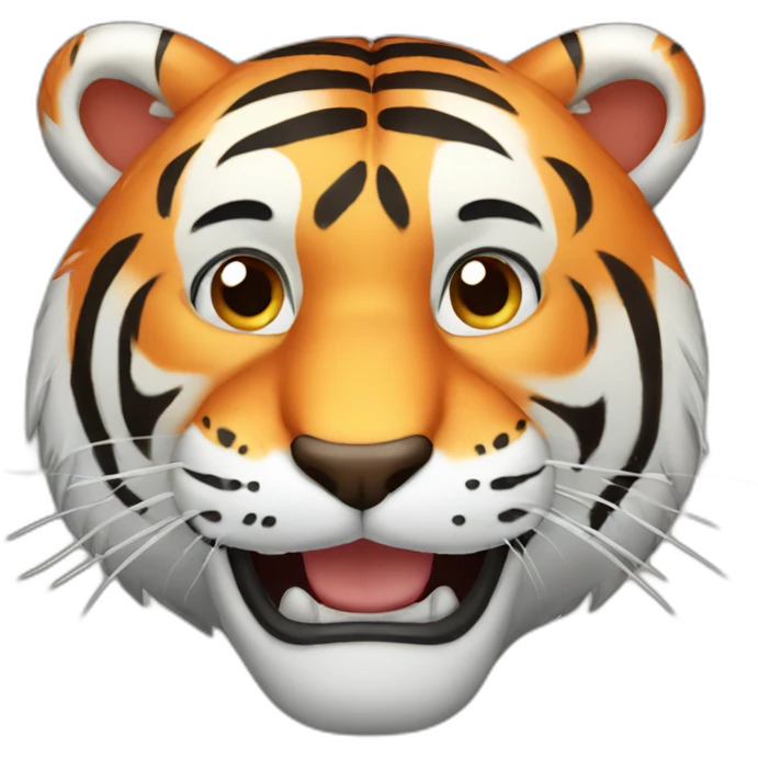 funny tiger emoji