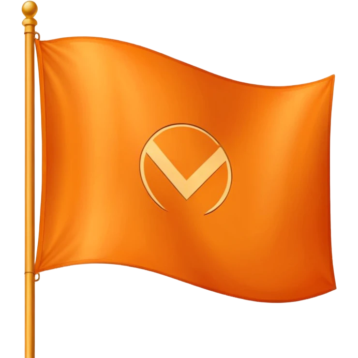 Make emoji use orange flag and 🪯 thise emoji,emoji fit in flage this 🪯 emoji