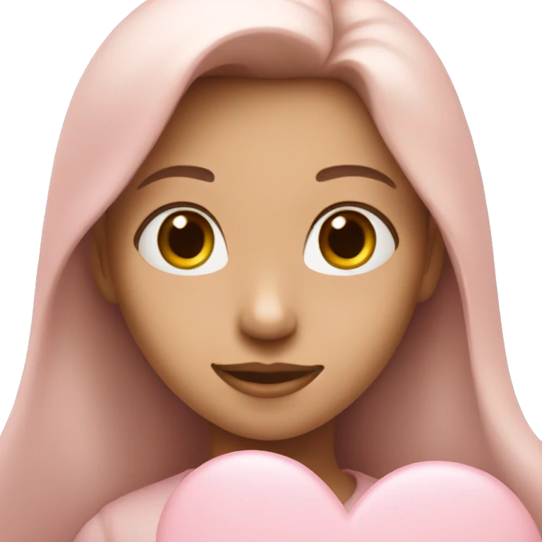 Light pink heart  emoji