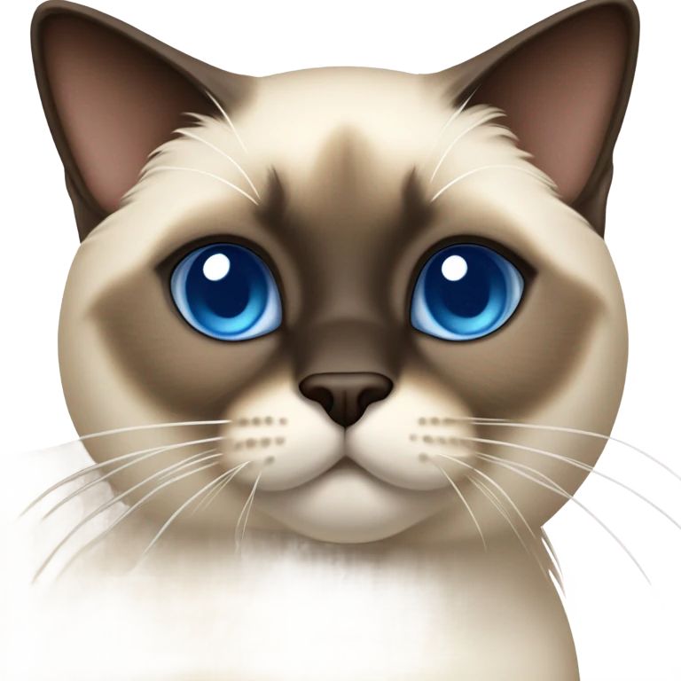 siamese fat cat emoji