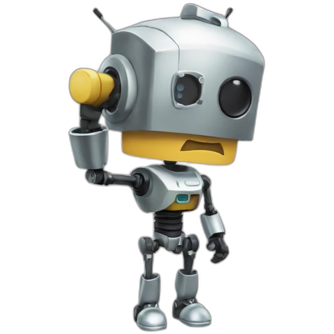 Chibi robo salute emoji