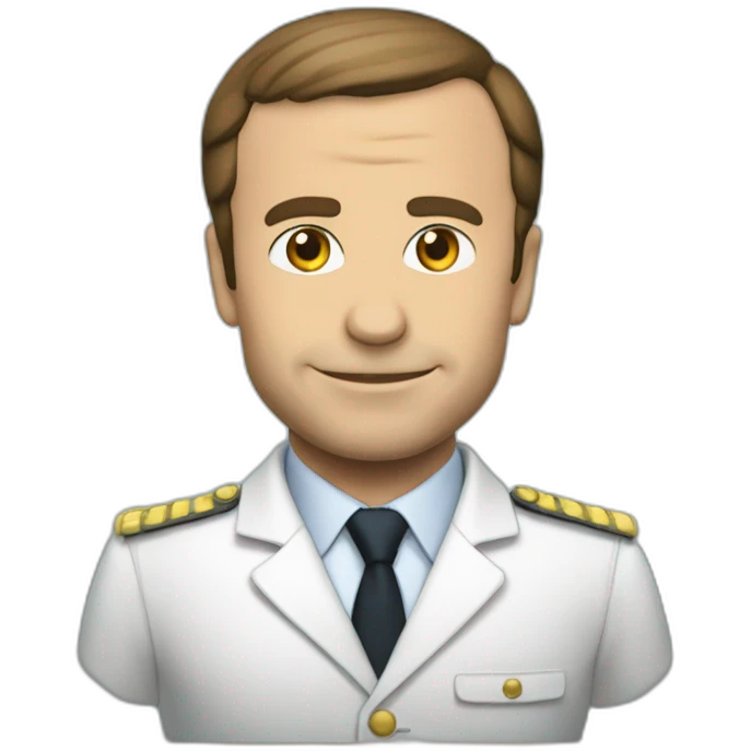 Macron sur un micronde emoji