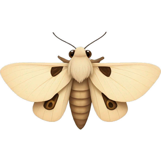 Pretty moth emoji