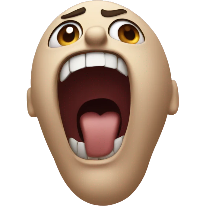 screaming emoji