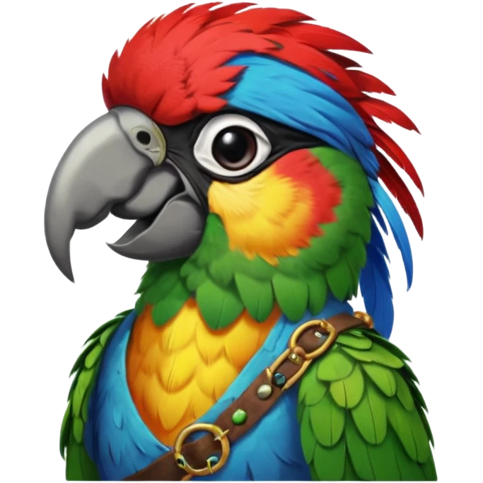 pirate and parrot emoji