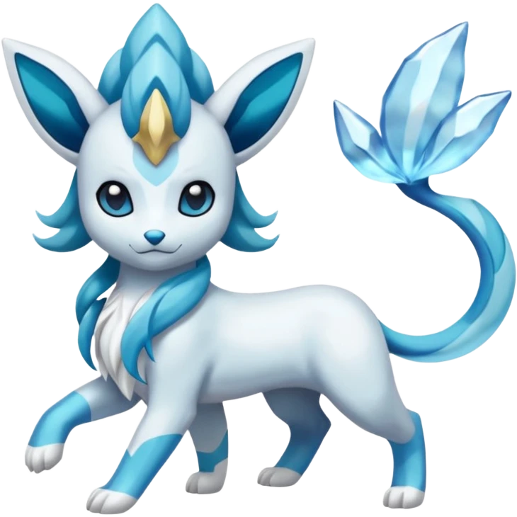 Primarina-Cobalion-Glaceon-Suicune-Amaura-fusion emoji
