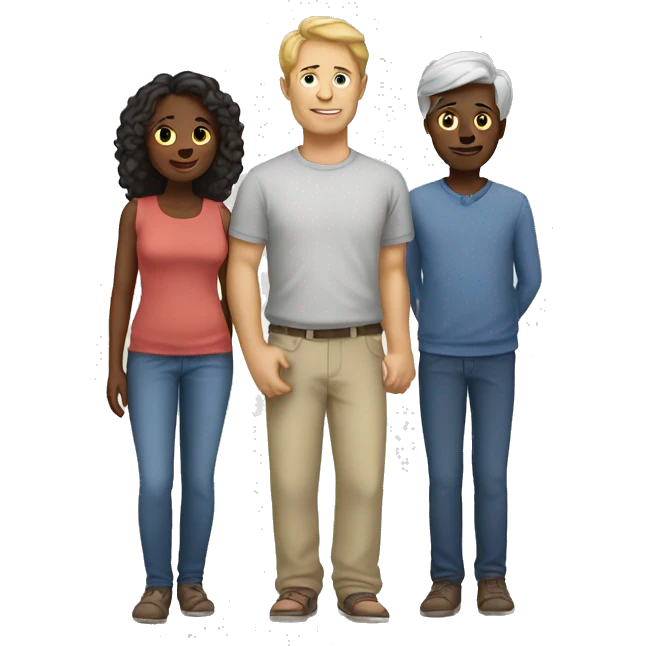Family white people emoji